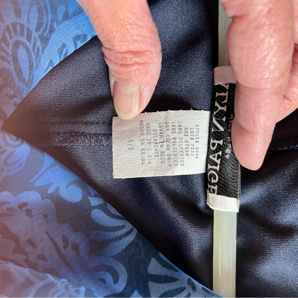 Alyn Paige vintage blue dress - Picture 6 of 7